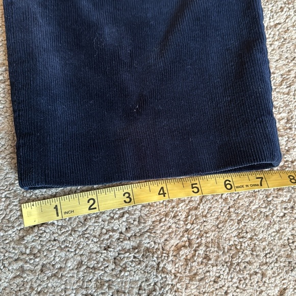Ralph Lauren Golf women’s 12 corduroy pants navy blue casual athletic - Picture 8 of 9